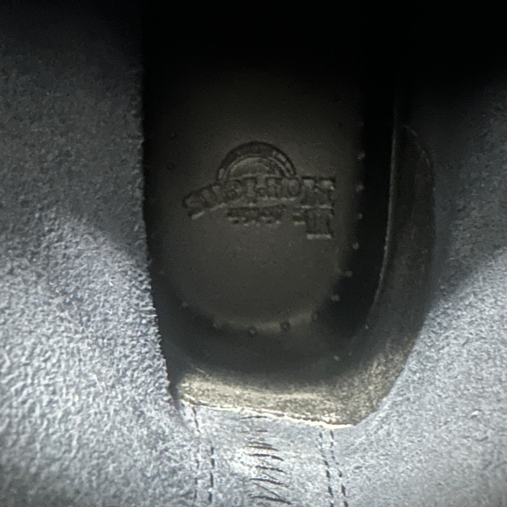 Used Doc Martens 1460 Pascal Pewter Metallic Leather Boots US5 UK3 Koram Flash - Picture 10 of 10